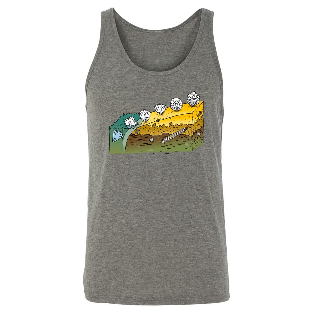 Unisex Jersey Tank - 4H9GPK85 - Grey Triblend - 8