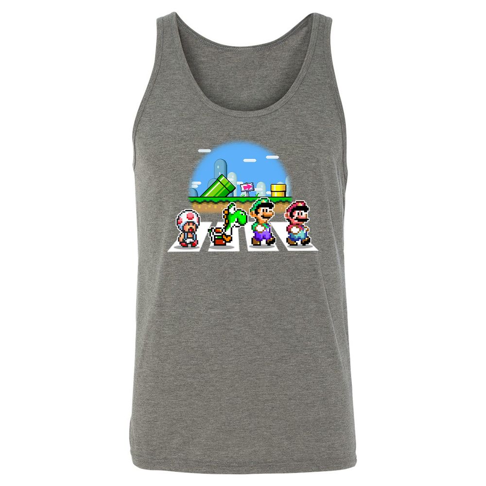 Unisex Jersey Tank - UMQCL3R2 - Grey Triblend - 8