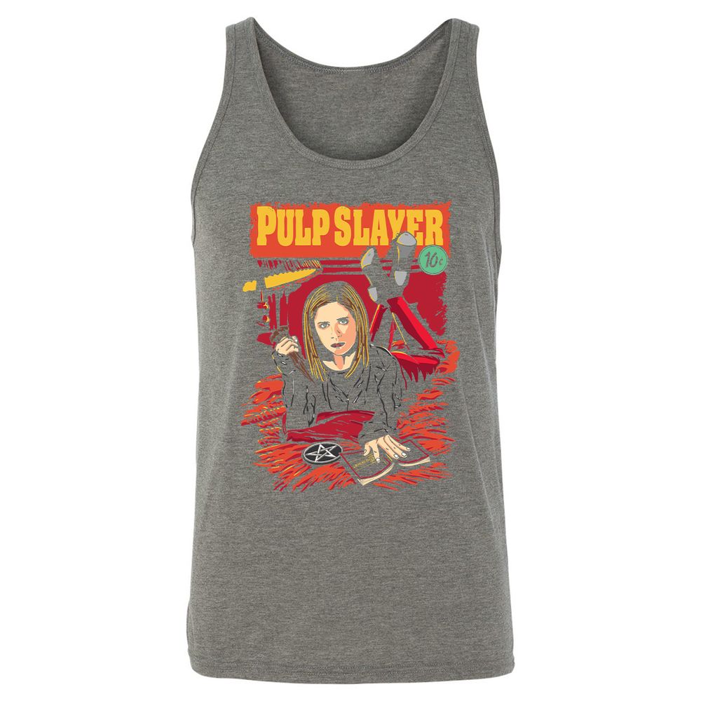 Unisex Jersey Tank - WMV7ZVN8 - Grey Triblend - 8