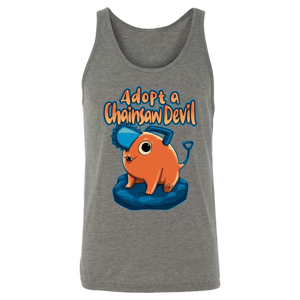 Unisex Jersey Tank - E4D6JFH6 - Grey Triblend - 8