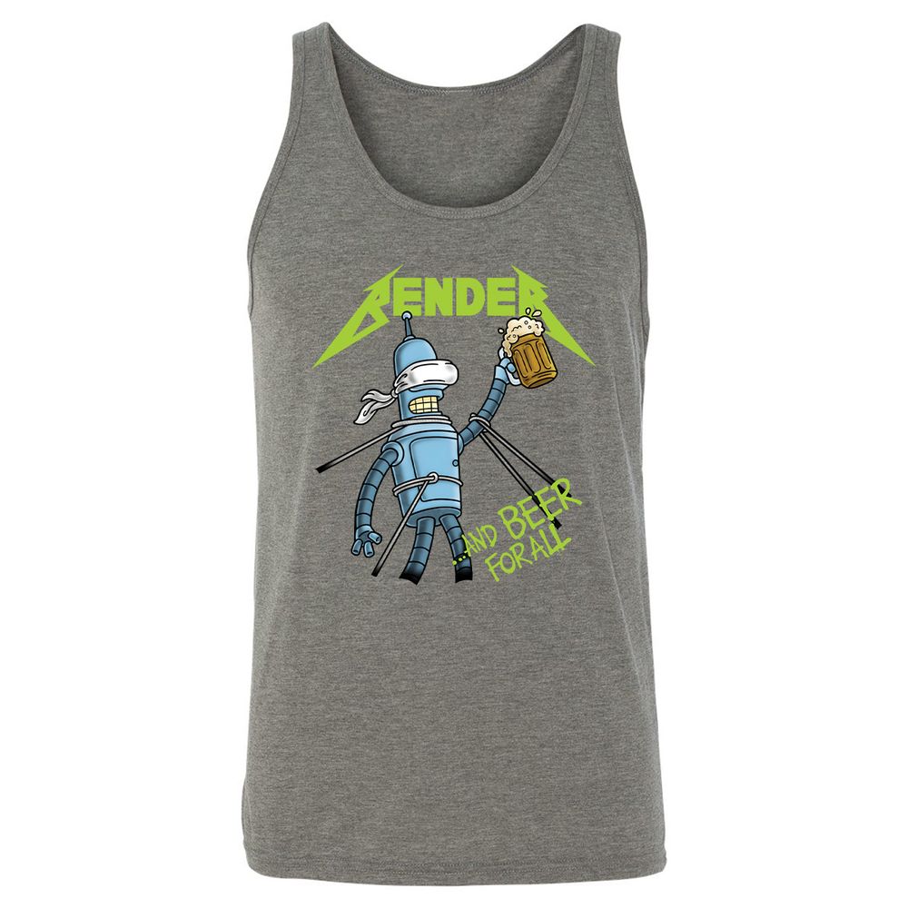 Unisex Jersey Tank - 8VDYQJNN - Grey Triblend - 8