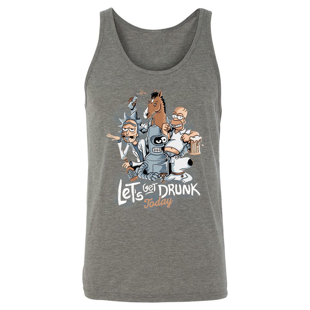 Unisex Jersey Tank - E649C72H - Grey Triblend - 8