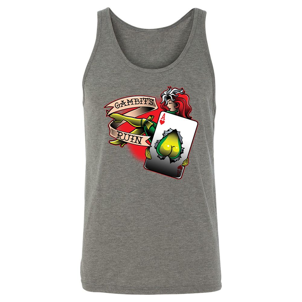 Unisex Jersey Tank - W554AU5U - Grey Triblend - 8