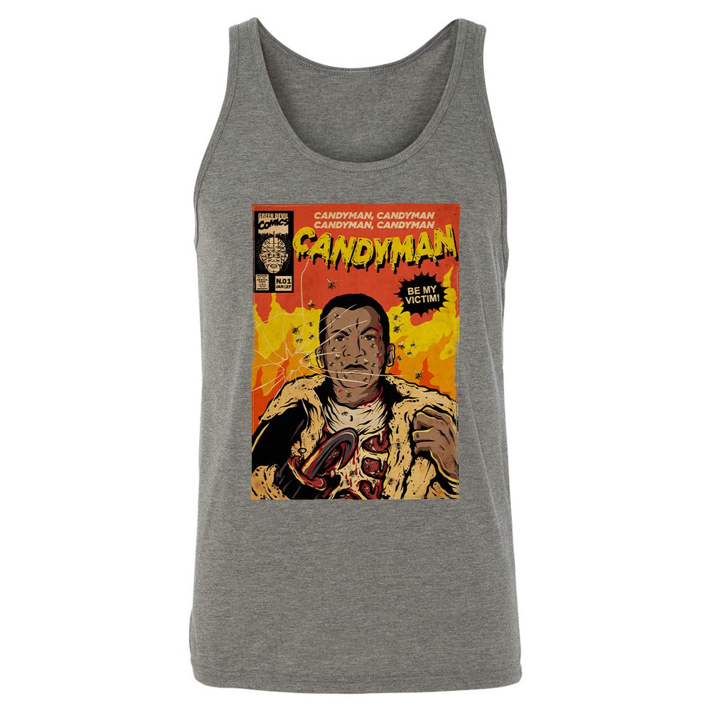 Unisex Jersey Tank - CV76TMHU - Grey Triblend - 8