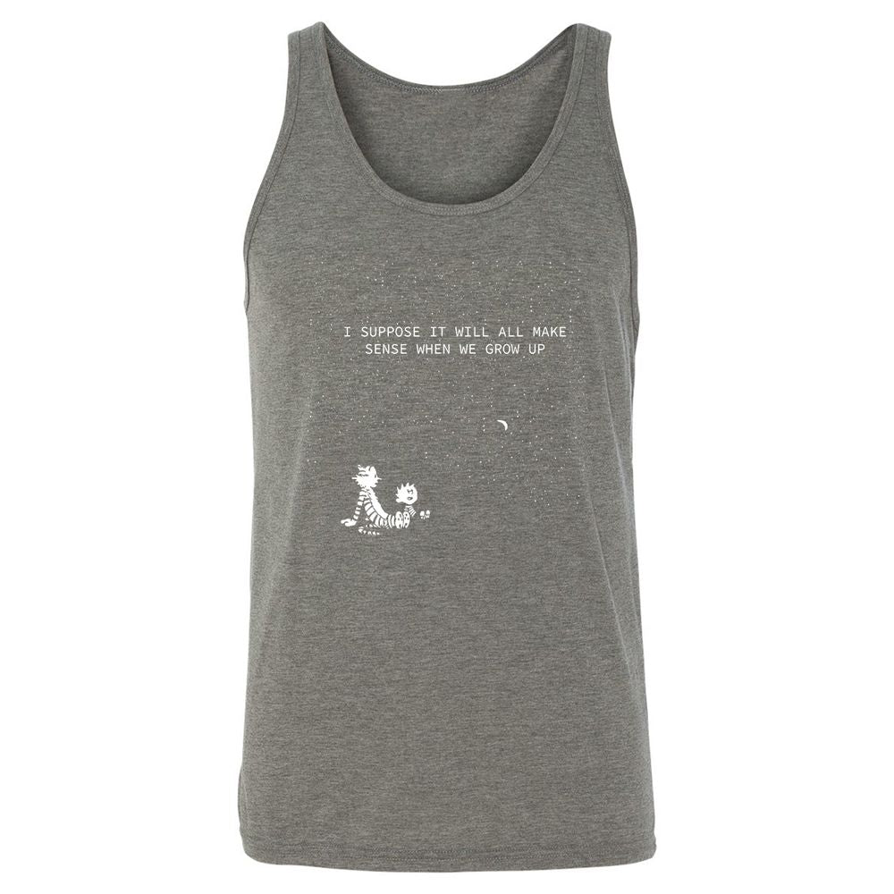 Calvin and Hobbes Stars - Grey Triblend - 8