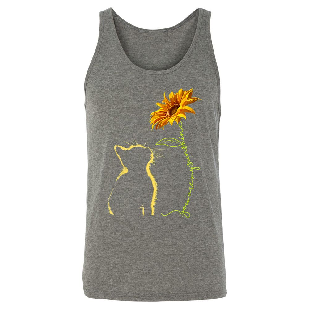 Unisex Jersey Tank - HZYMFWVL - Grey Triblend - 8