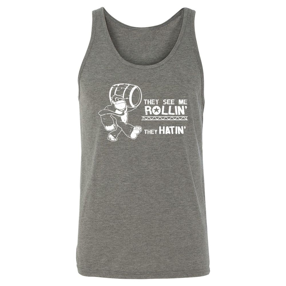 Unisex Jersey Tank - XYZZUSX2 - Grey Triblend - 8