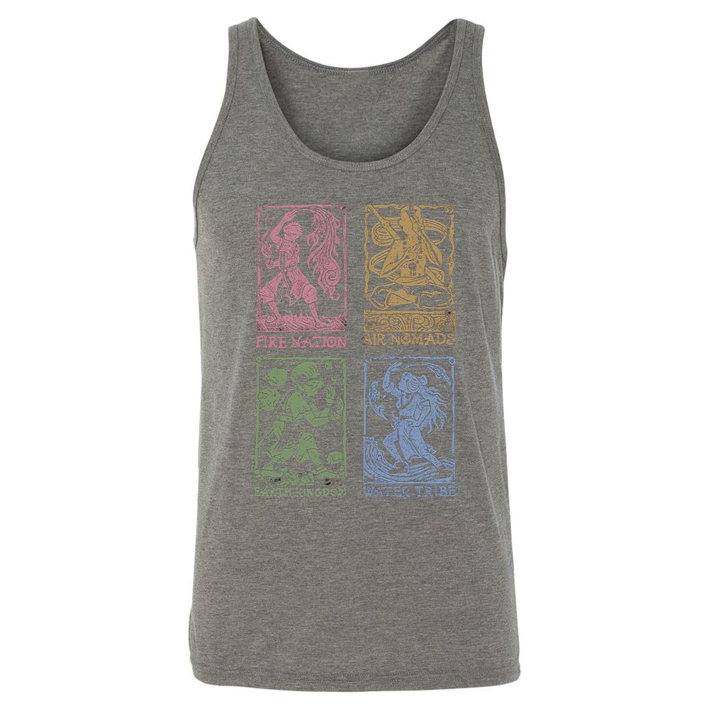 Unisex Jersey Tank - 8VW4ZFCU - Grey Triblend - 8