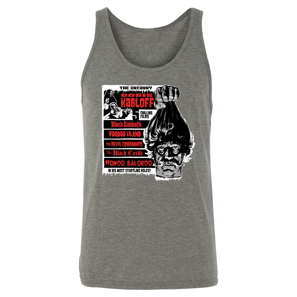 Unisex Jersey Tank - D3HNHBHZ - Grey Triblend - 8