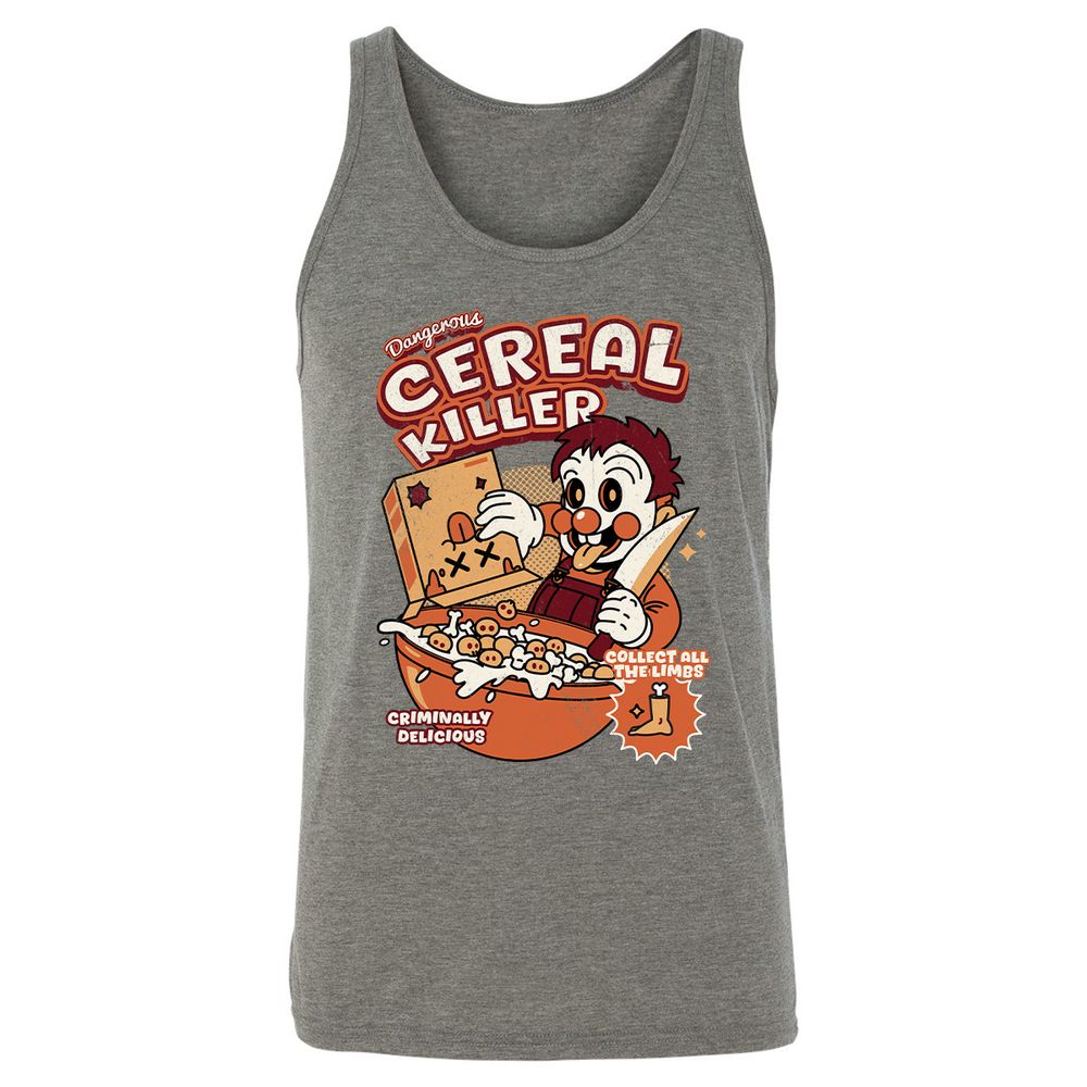 Unisex Jersey Tank - QWA7MJC8 - Grey Triblend - 8