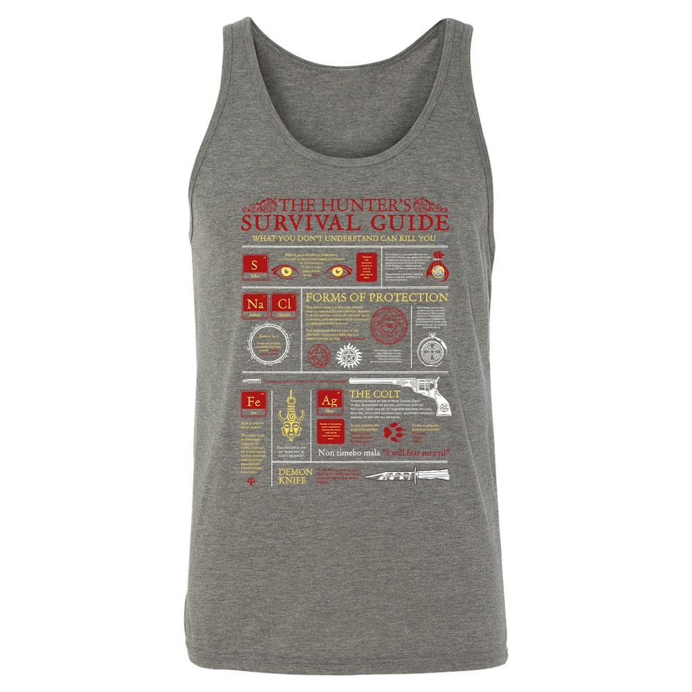 Unisex Jersey Tank - ZSTQVVV3 - Grey Triblend - 8