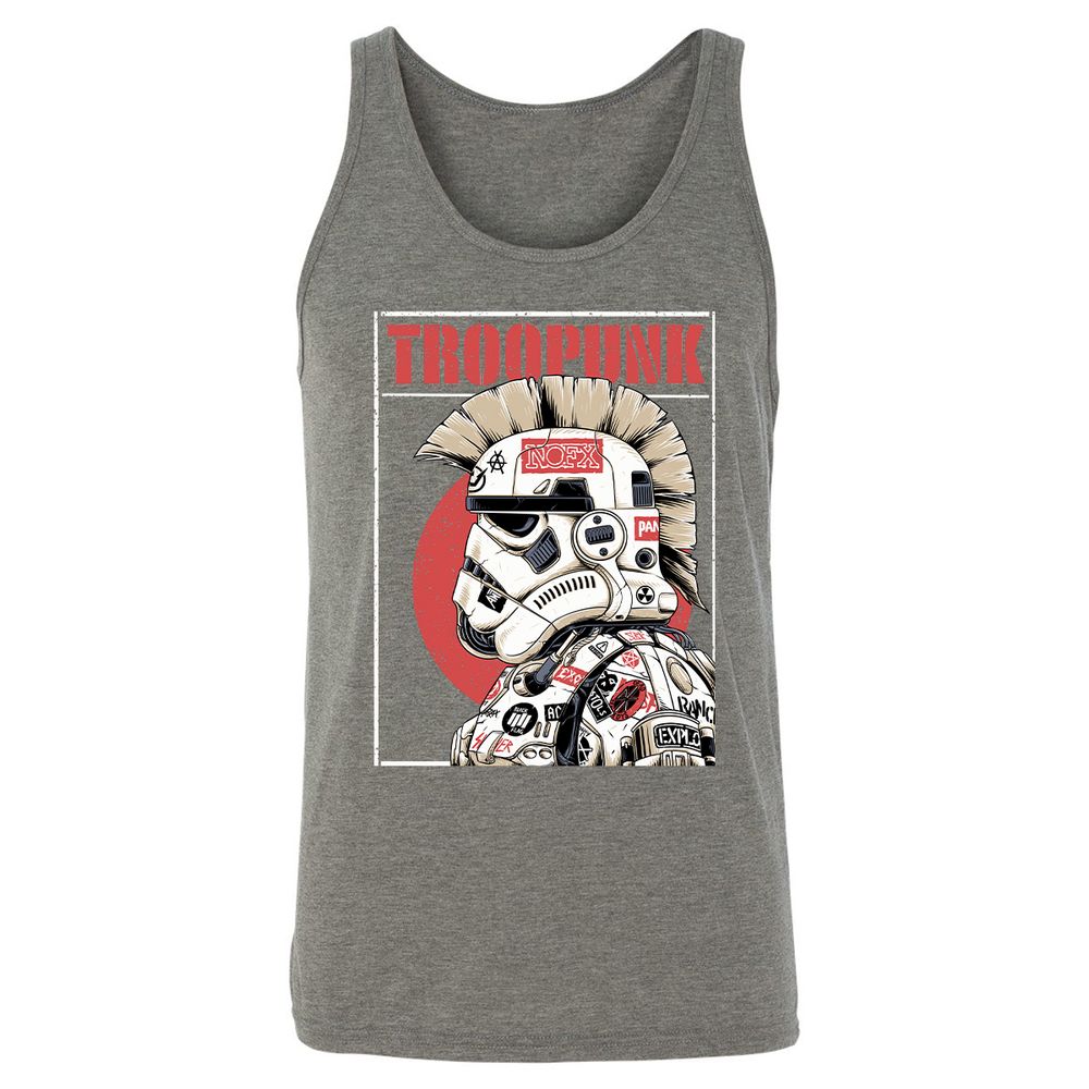 Unisex Jersey Tank - ENU7CS8A - Grey Triblend - 8