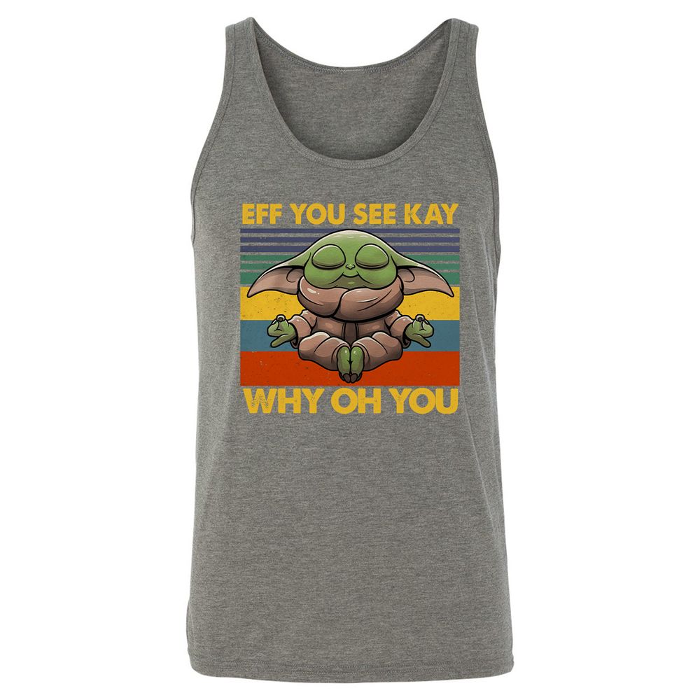 Unisex Jersey Tank - XD5TQHQE - Grey Triblend - 8