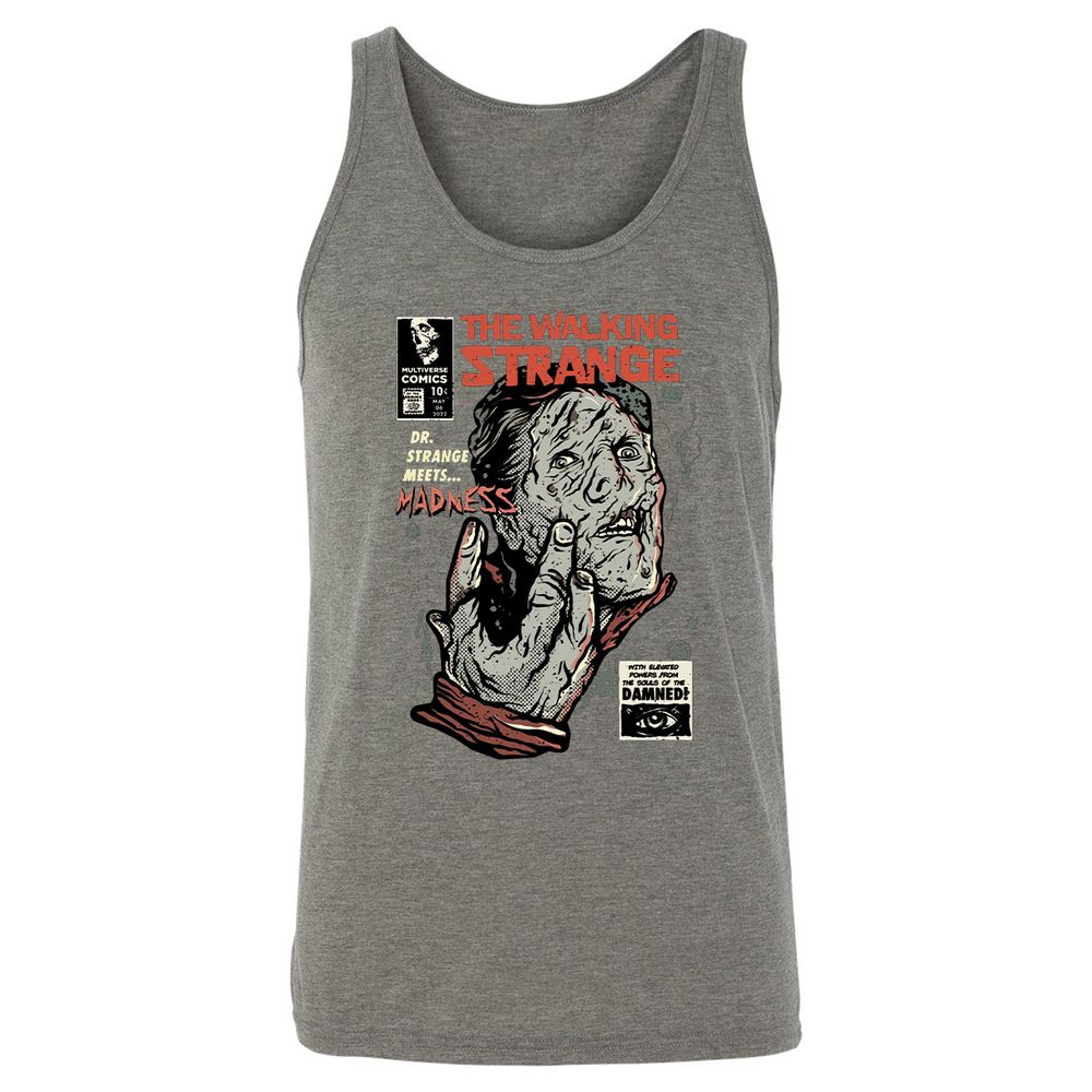 Unisex Jersey Tank - R3NMRSGJ - Grey Triblend - 8