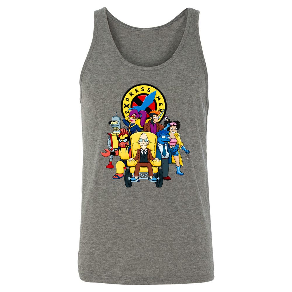 Unisex Jersey Tank - CS1C4Y4N - Grey Triblend - 8