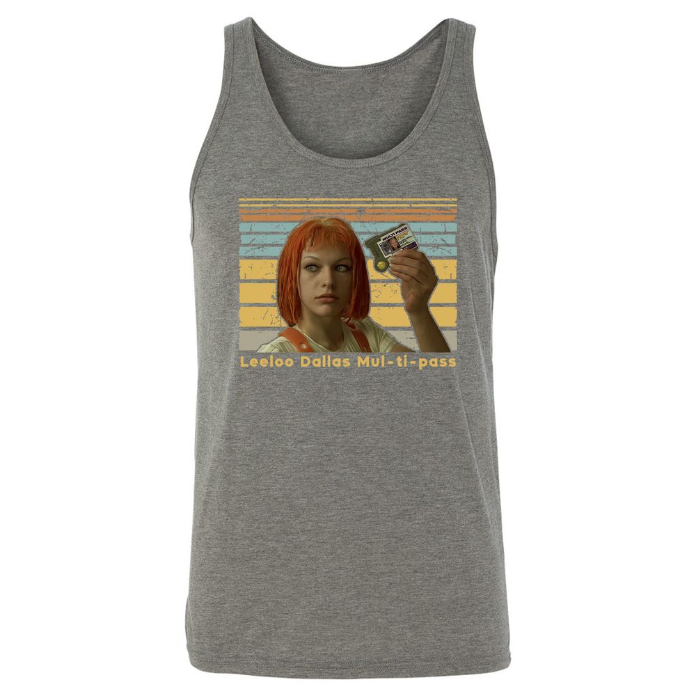 Unisex Jersey Tank - AVY6XK12 - Grey Triblend - 8