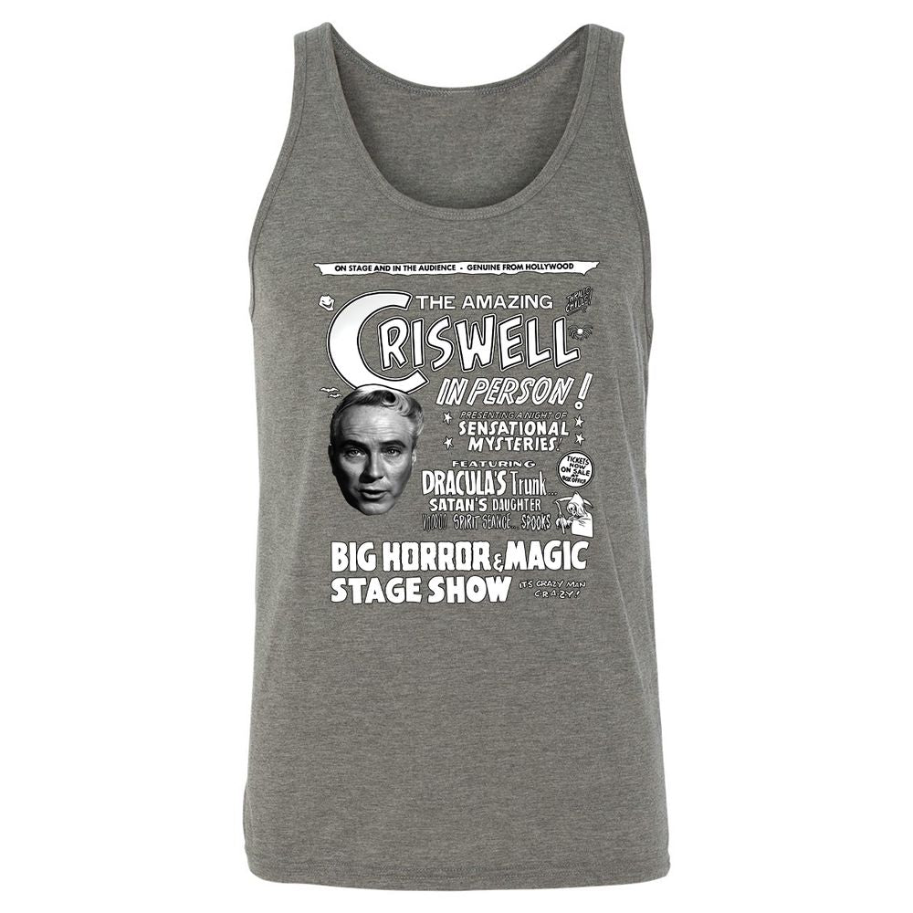 Unisex Jersey Tank - QN8FY48D - Grey Triblend - 8