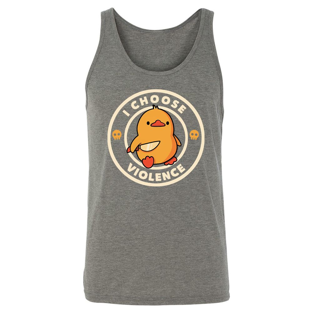 Unisex Jersey Tank - 4E5MSAJW - Grey Triblend - 8