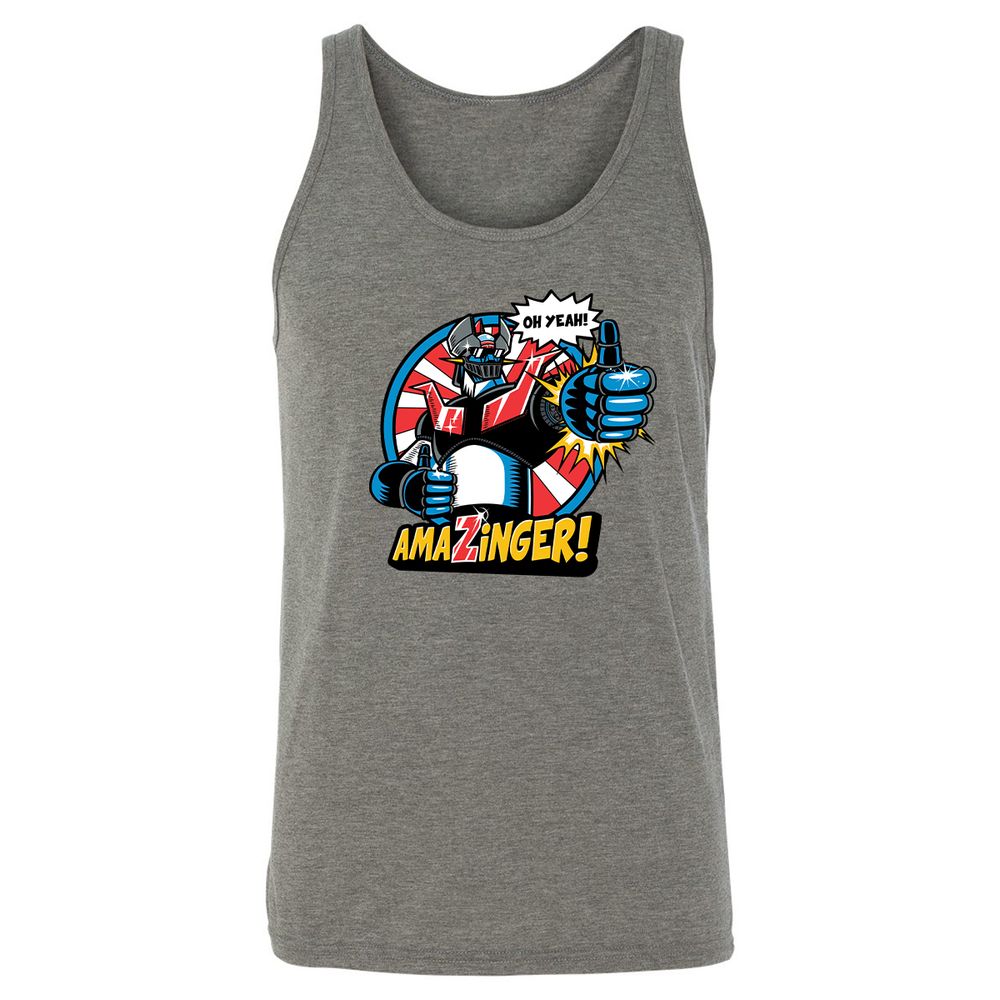 Unisex Jersey Tank - RXMMMPCM - Grey Triblend - 8