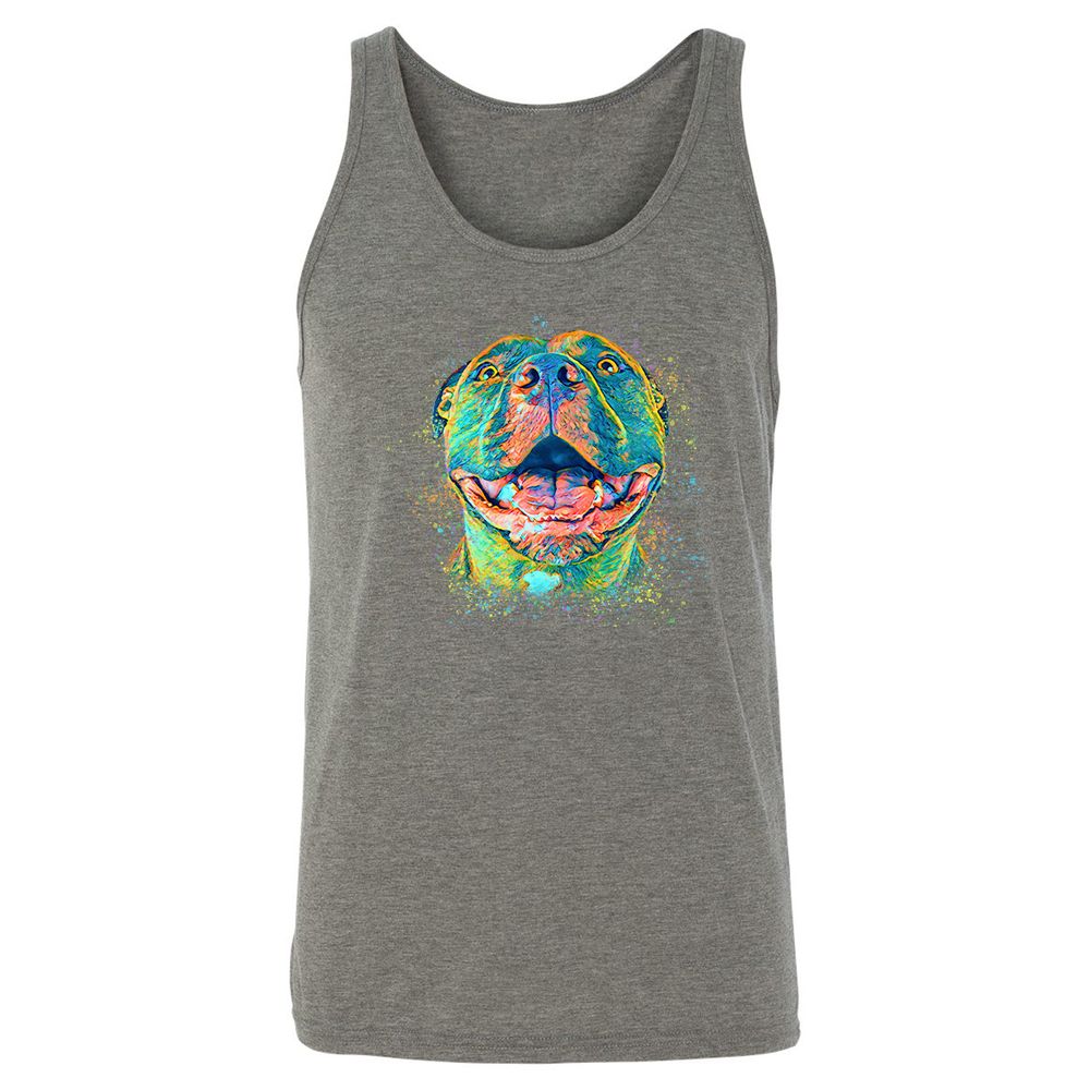 Unisex Jersey Tank - BG5JZFHK - Grey Triblend - 8
