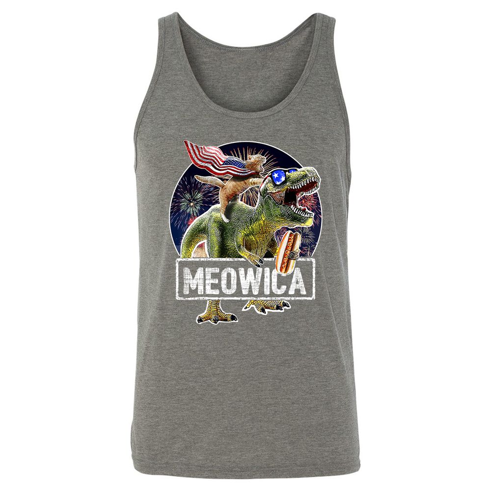 Unisex Jersey Tank - BPCB7HH8 - Grey Triblend - 8