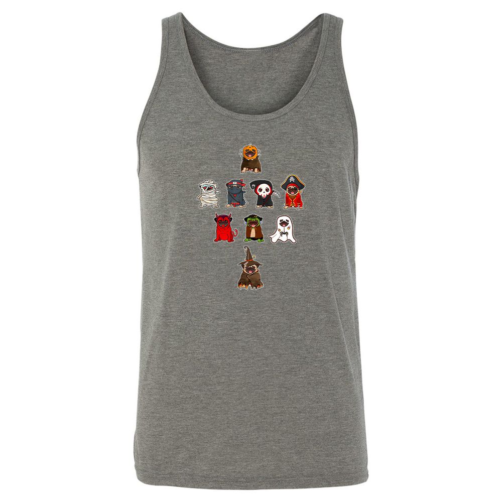 Unisex Jersey Tank - XZYYDWNC - Grey Triblend - 8