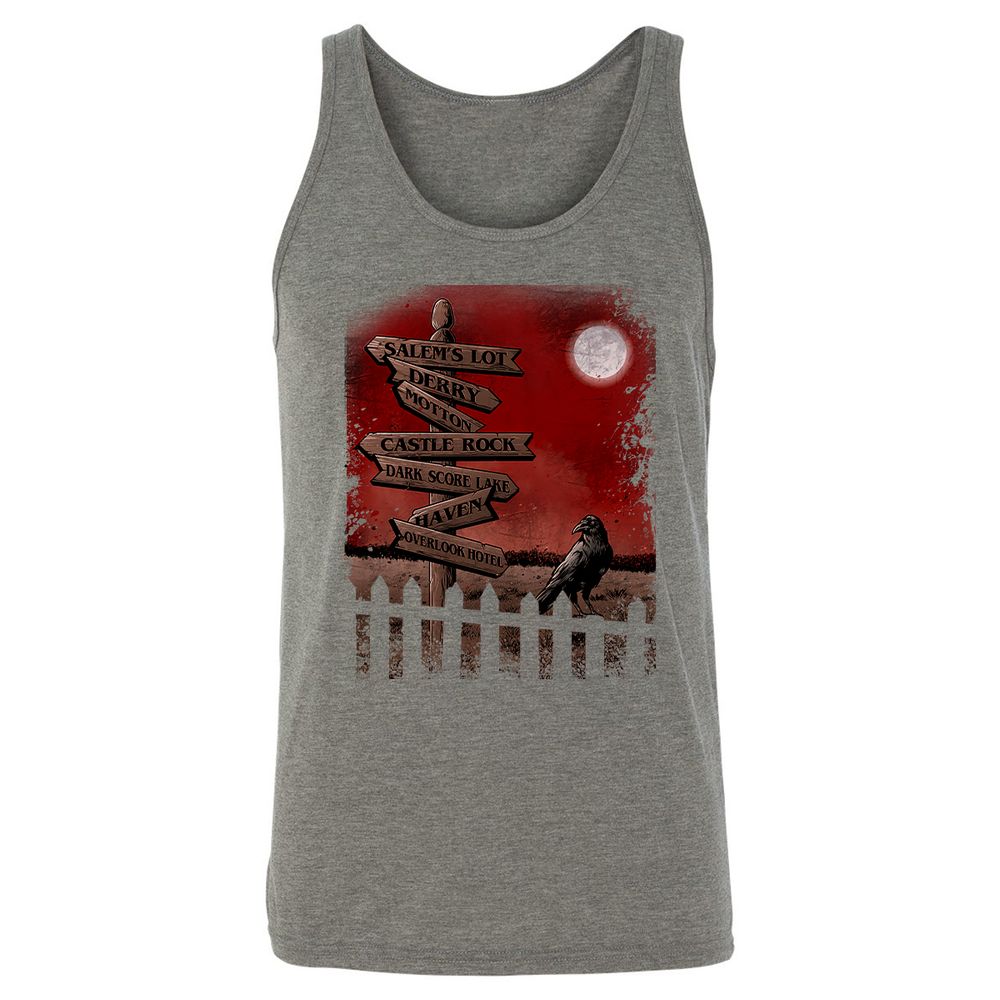 Unisex Jersey Tank - ZJTDVF34 - Grey Triblend - 8