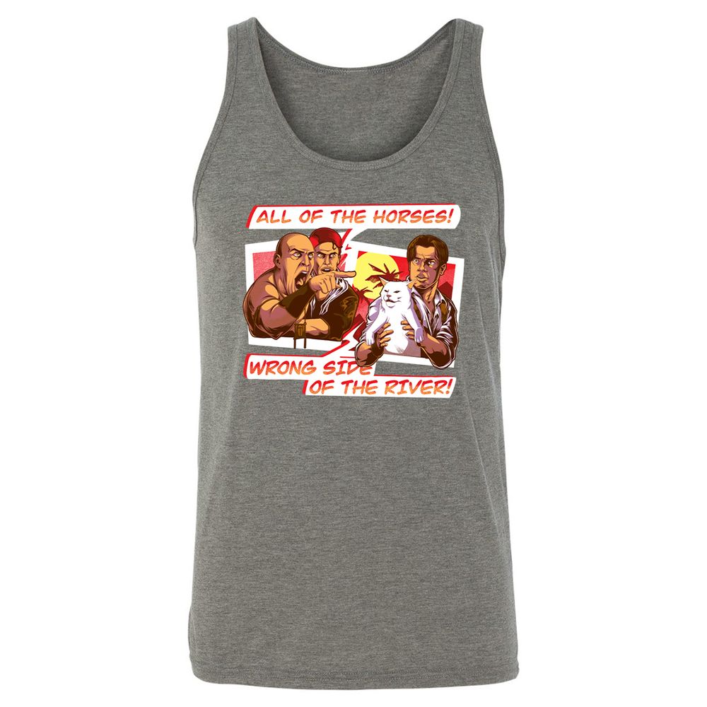 Unisex Jersey Tank - XE1WA5NQ - Grey Triblend - 8