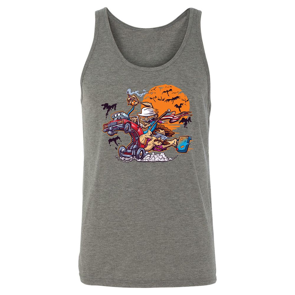 Unisex Jersey Tank - JR6K1NZM - Grey Triblend - 8