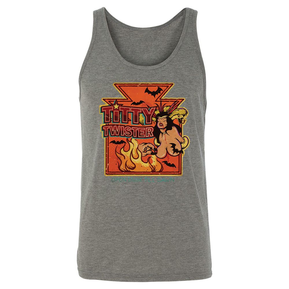 Unisex Jersey Tank - ZNUPU886 - Grey Triblend - 8