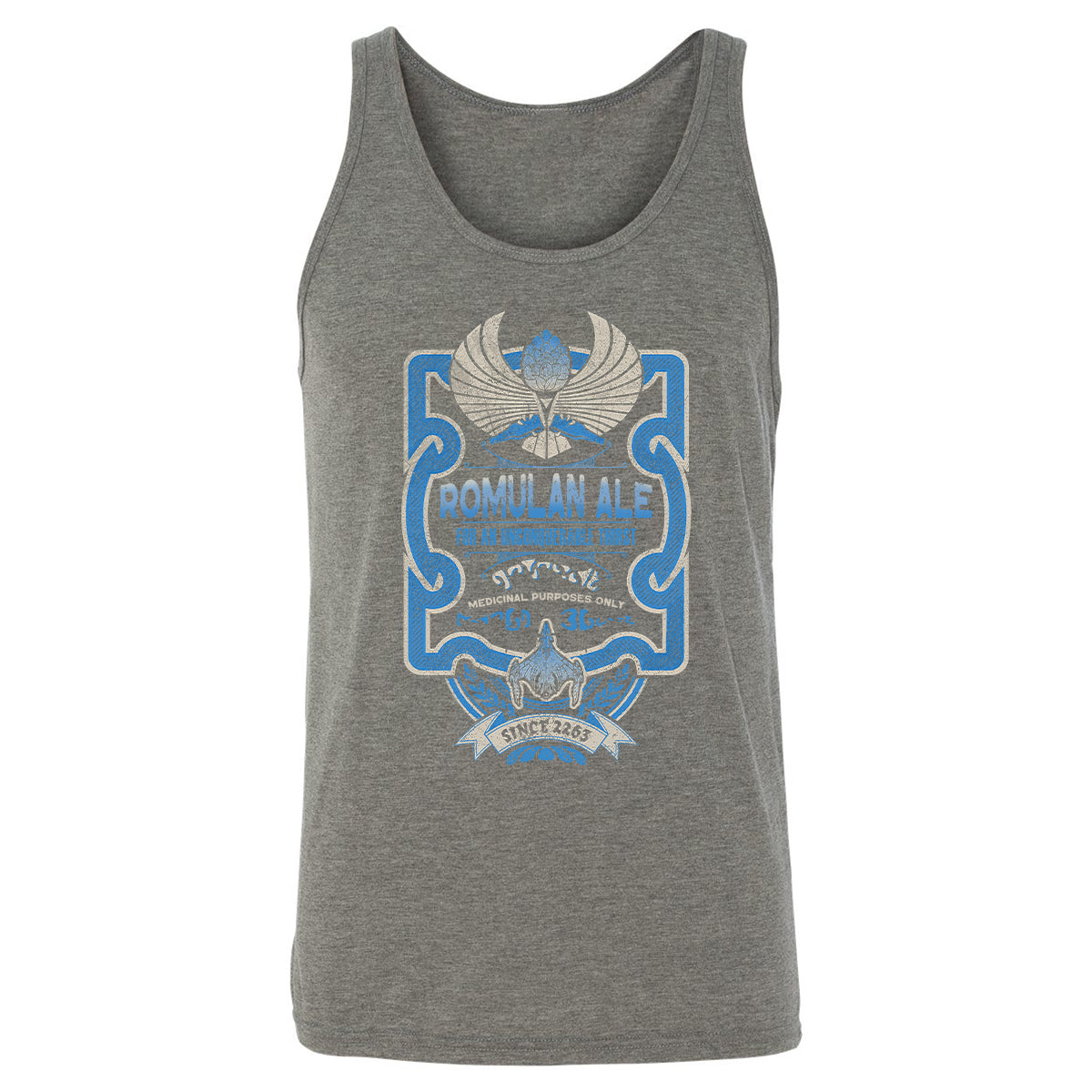 Unisex Jersey Tank - TQ37QXF9 - Grey Triblend - 8