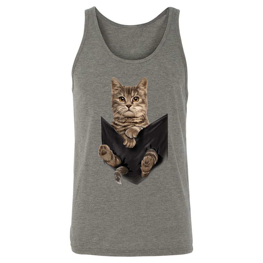 Unisex Jersey Tank - KLL94Y5F - Grey Triblend - 8