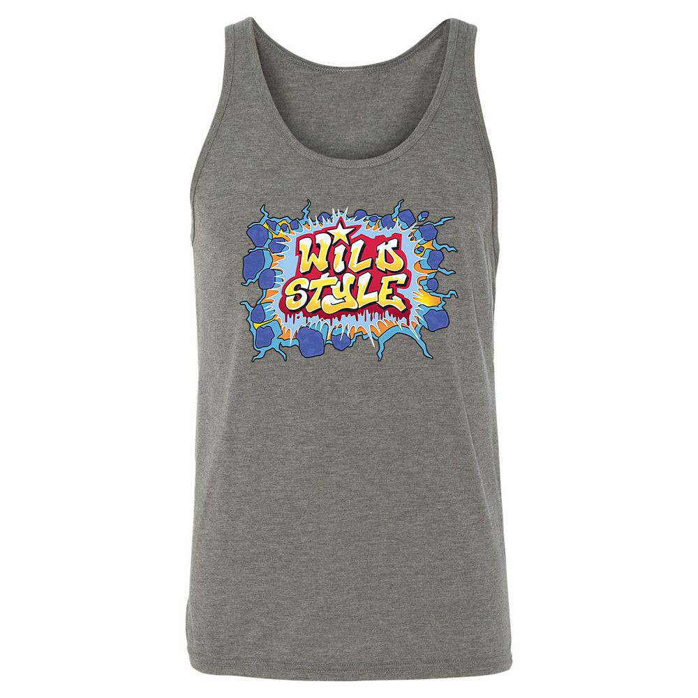 Unisex Jersey Tank - Black - Grey Triblend - 8
