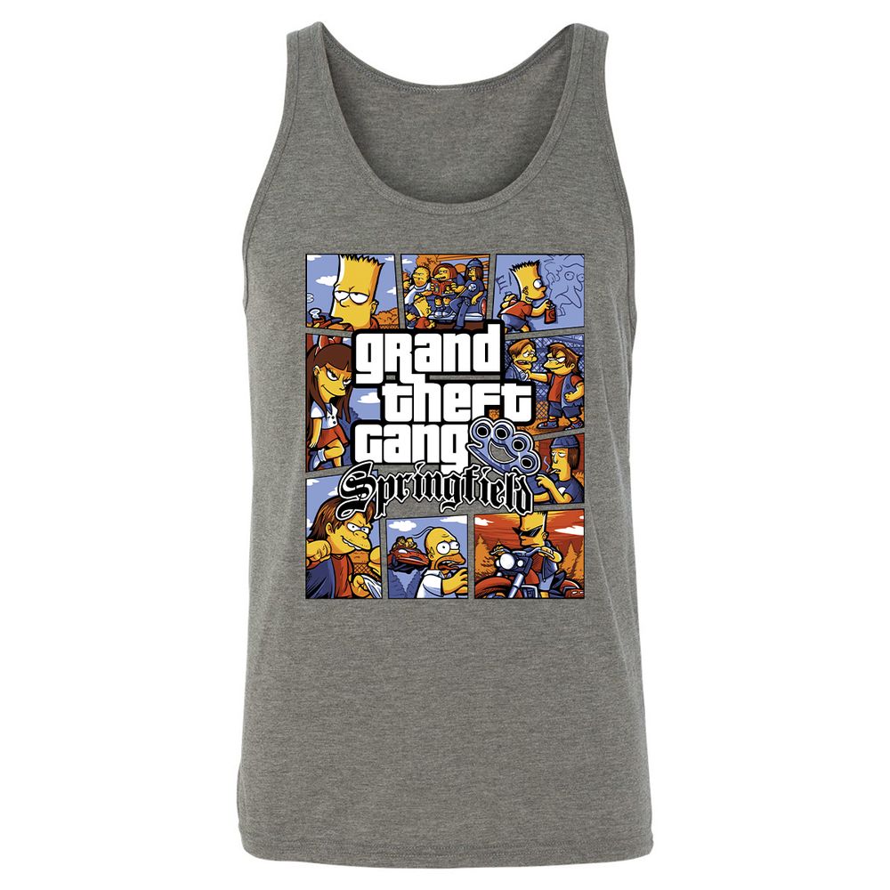 Unisex Jersey Tank - 53LX5PCK - Grey Triblend - 8
