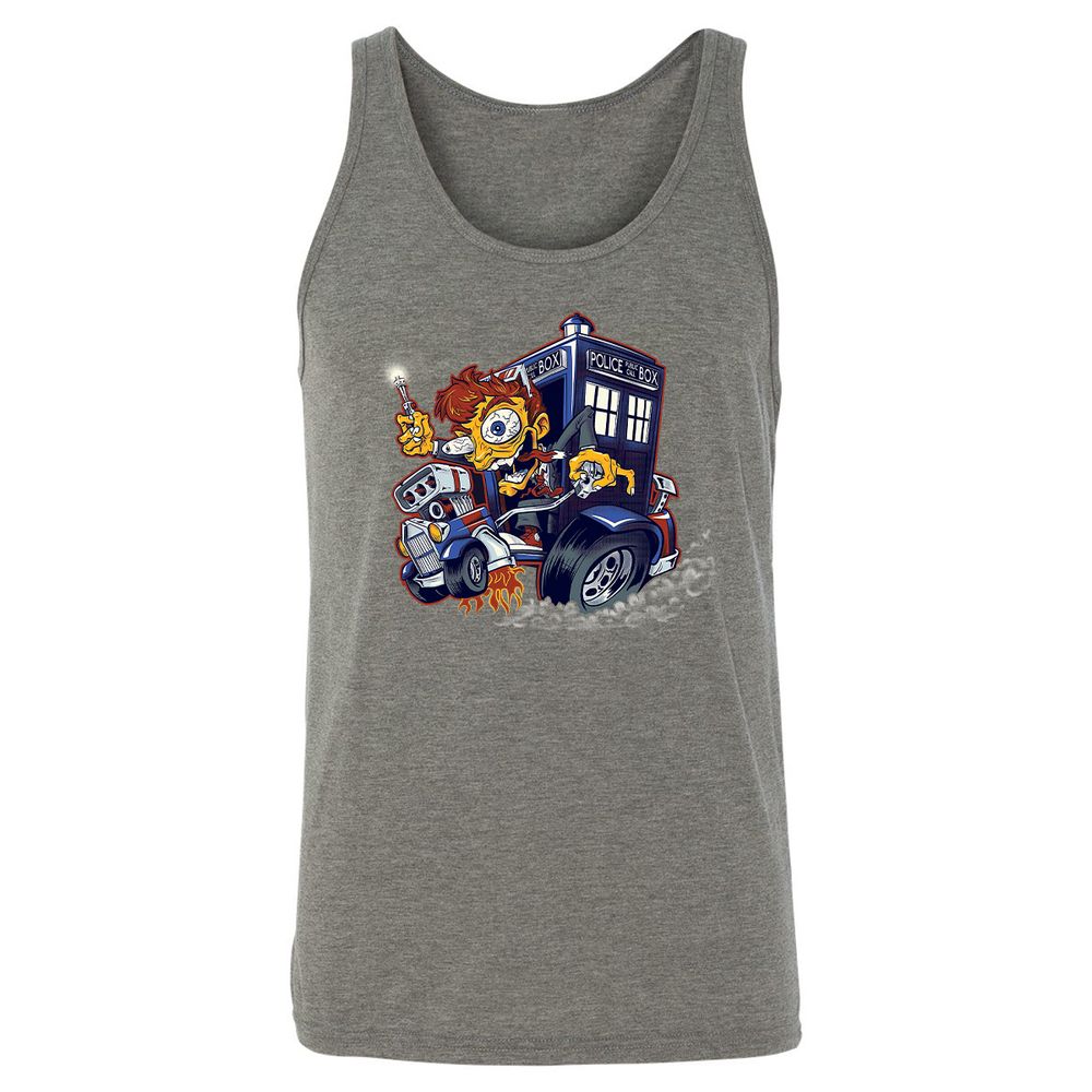 Unisex Jersey Tank - V8NVBWZN - Grey Triblend - 8