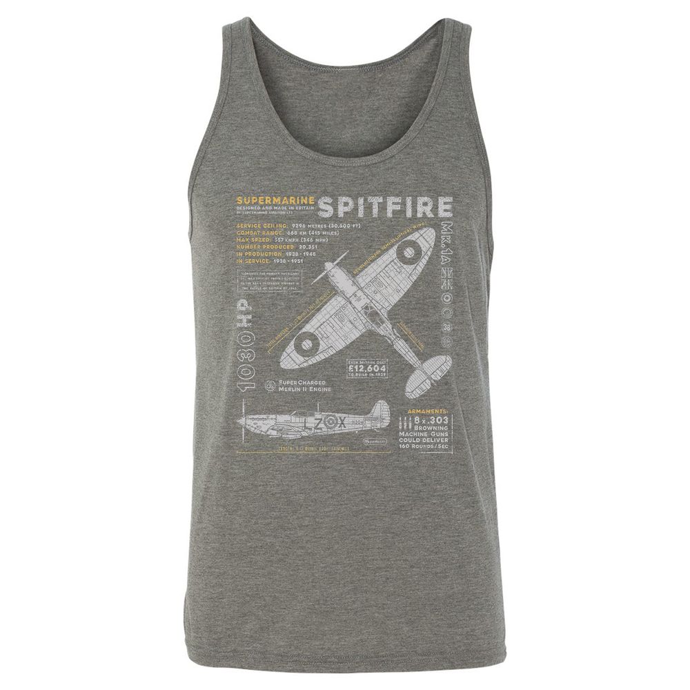 Supermarine Spitfire Essential - Grey Triblend - 8