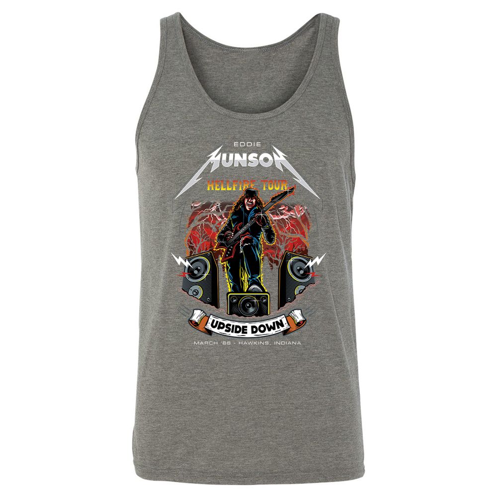 Unisex Jersey Tank - A776QU92 - Grey Triblend - 8