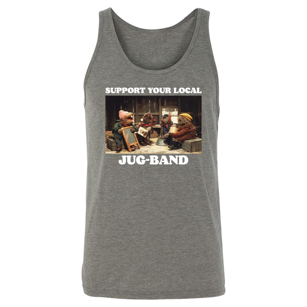 Support Your local - Grey Triblend - 8