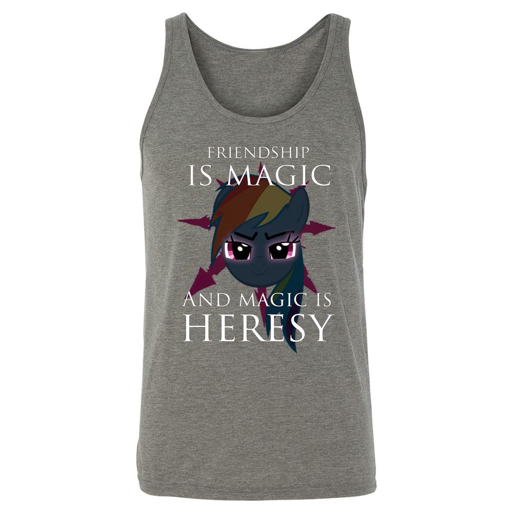 Unisex Jersey Tank - ALADYTPD - Grey Triblend - 8