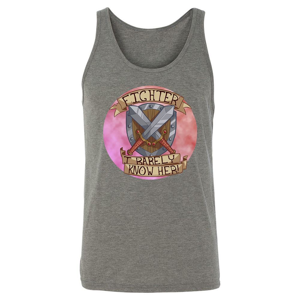 Unisex Jersey Tank - EUEQRYR4 - Grey Triblend - 8