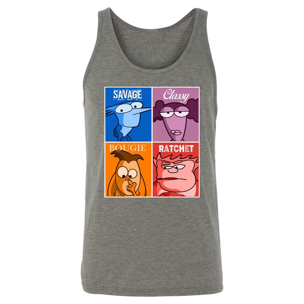 Unisex Jersey Tank - QZVAFXHK - Grey Triblend - 8