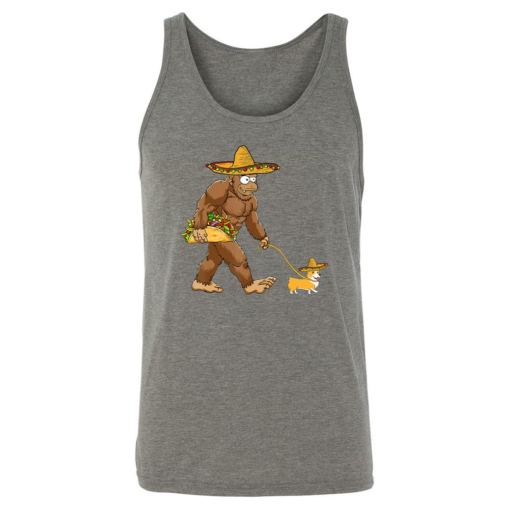 Unisex Jersey Tank - W4FNC719 - Grey Triblend - 8