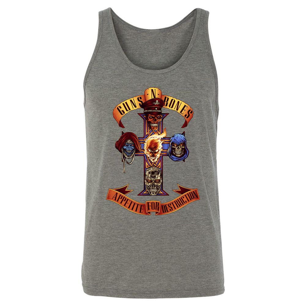 Unisex Jersey Tank - Q51MAB3U - Grey Triblend - 8