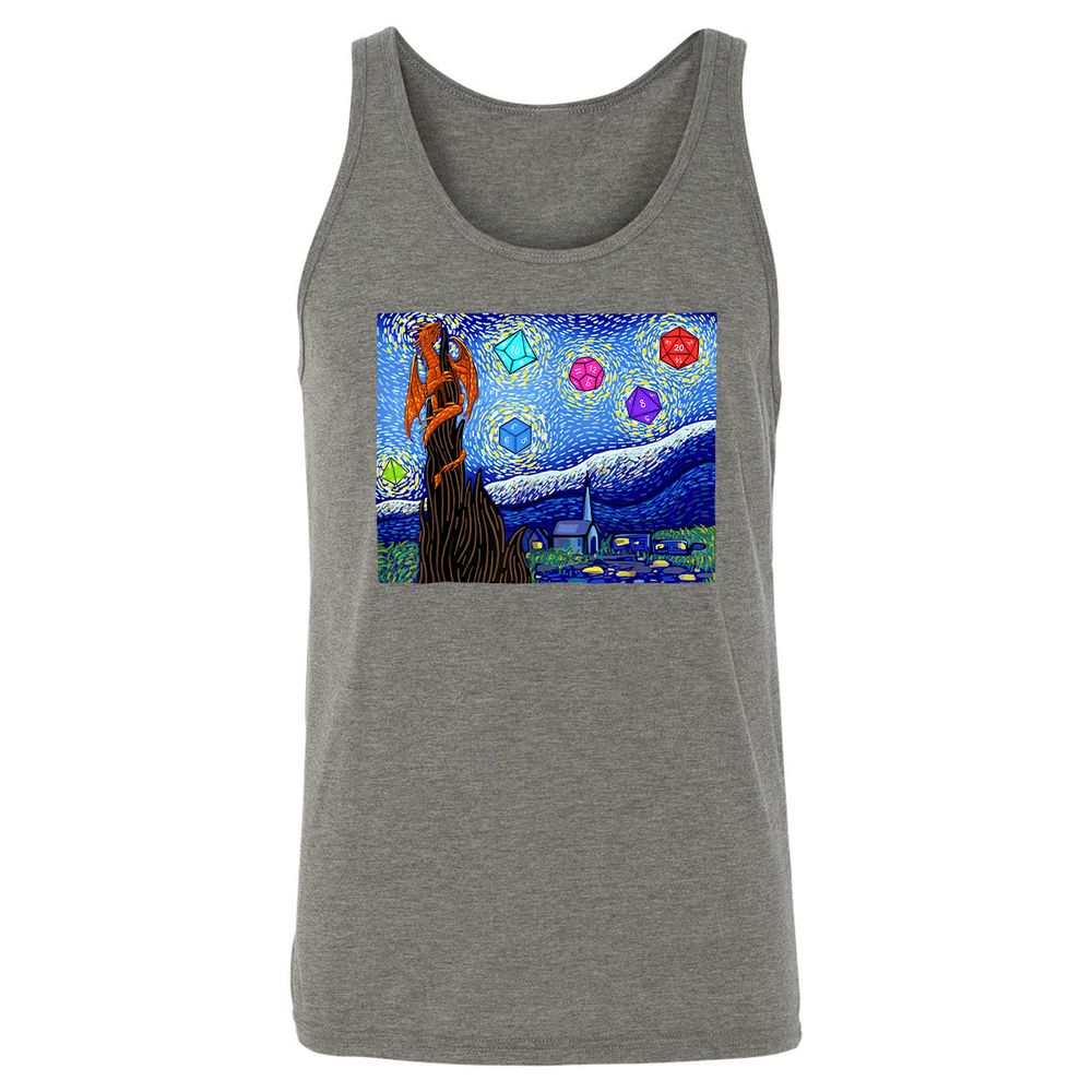 Unisex Jersey Tank - 1FP5QGWB - Grey Triblend - 8