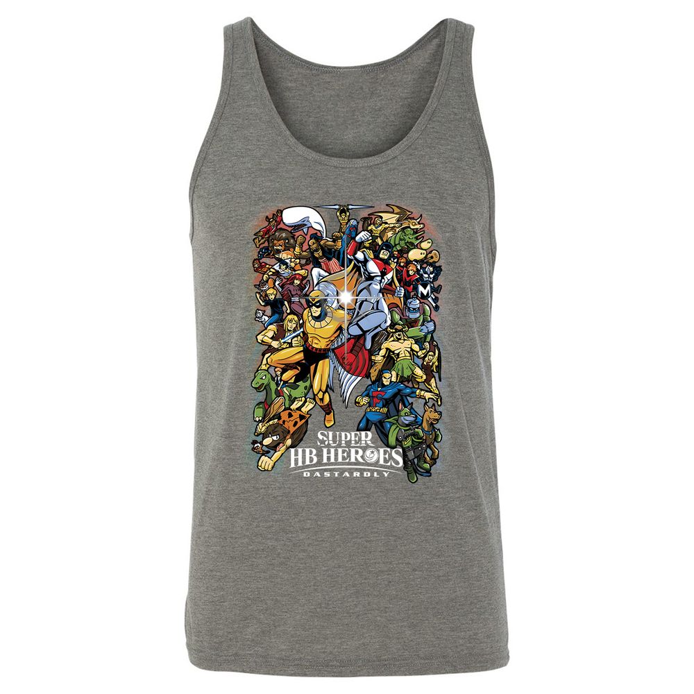 Unisex Jersey Tank - LHZZ48M9 - Grey Triblend - 8