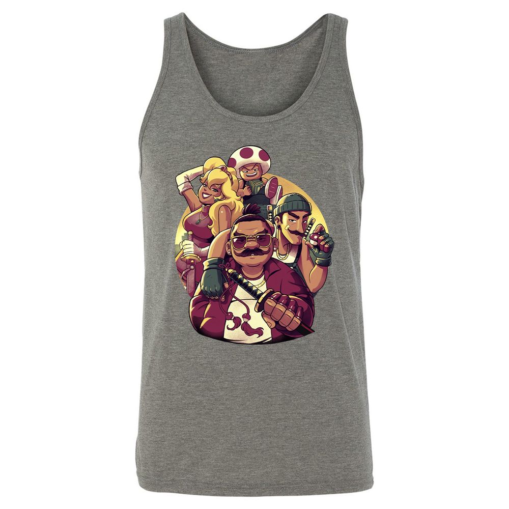 Unisex Jersey Tank - UDQEB1JH - Grey Triblend - 8