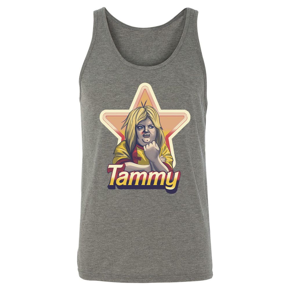 Unisex Jersey Tank - HNQBWWBZ - Grey Triblend - 8