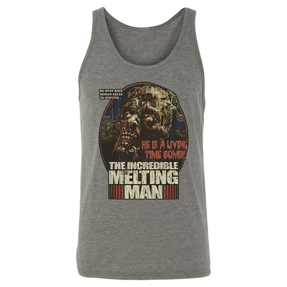 Melting Man - Grey Triblend - 8