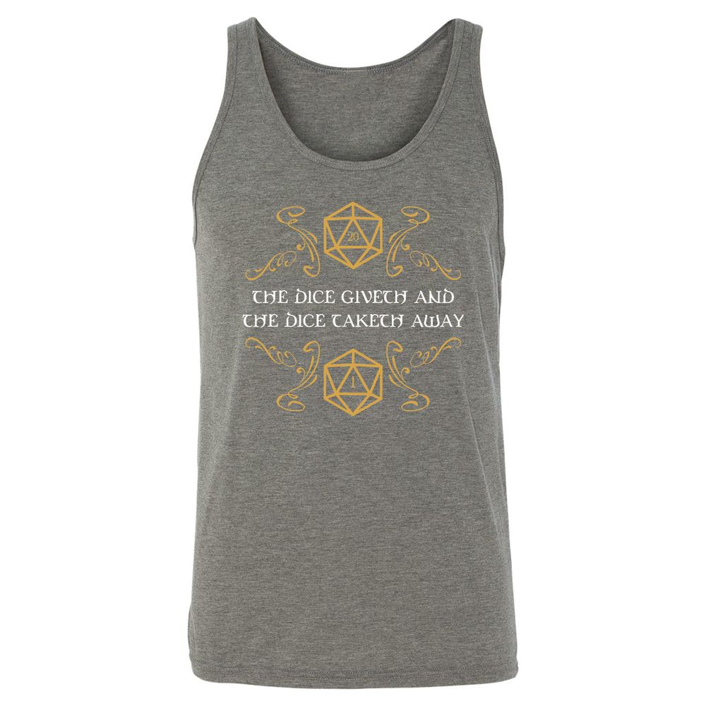 Unisex Jersey Tank - QSSN7B8R - Grey Triblend - 8
