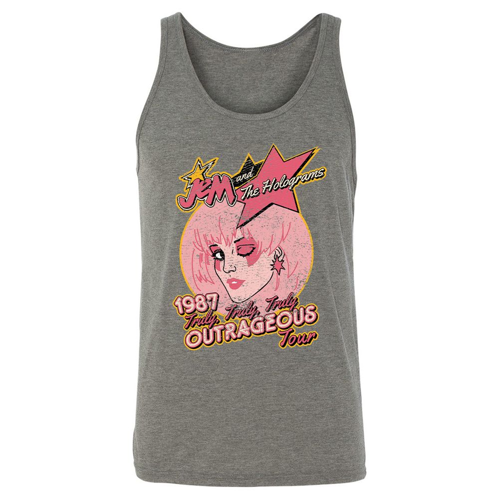 Unisex Jersey Tank - U5EKRC6D - Grey Triblend - 8